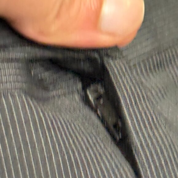 Givenchy Paris Dress Pants Micro-Stripe Wool Trousers Black 34x28 - Picture 3 of 9